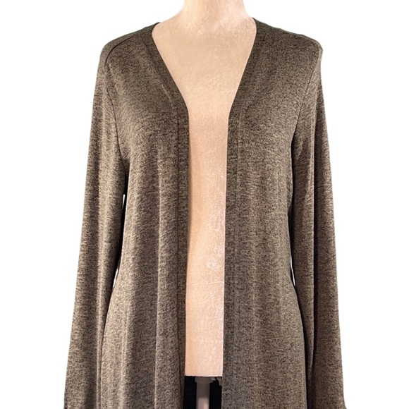 Soft Surroundings Soft Knit Duster Cardigan Green Size Medium - Picture 2 of 9